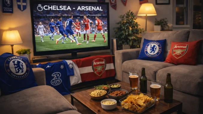 Indretning Chelsea mot Arsenal